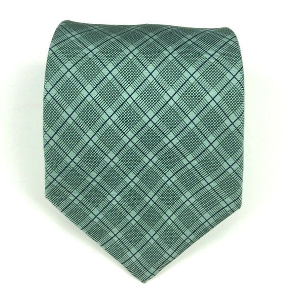 Brooks Brothers Other - Brooks Brothers Men's 100% Silk Green Black Striped Plaid Necktie Tie NWT NEW